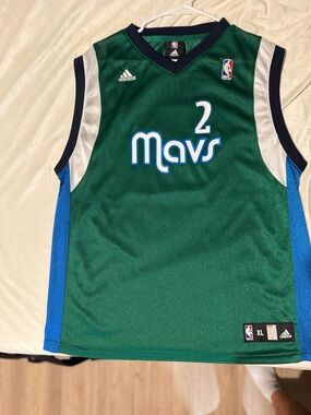 Jason Kidd Men’s Dallas Mavericks Green #2 Basketball Jersey